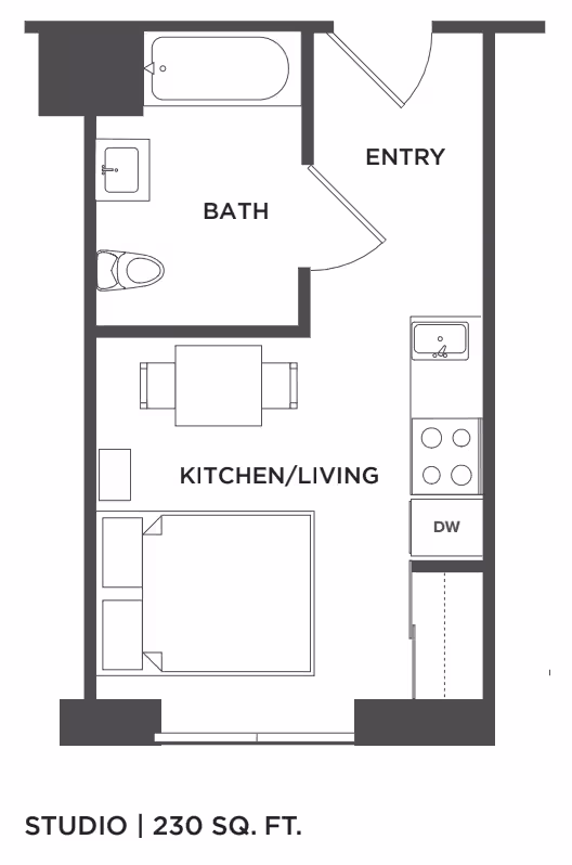 Studio C 156 floor plan